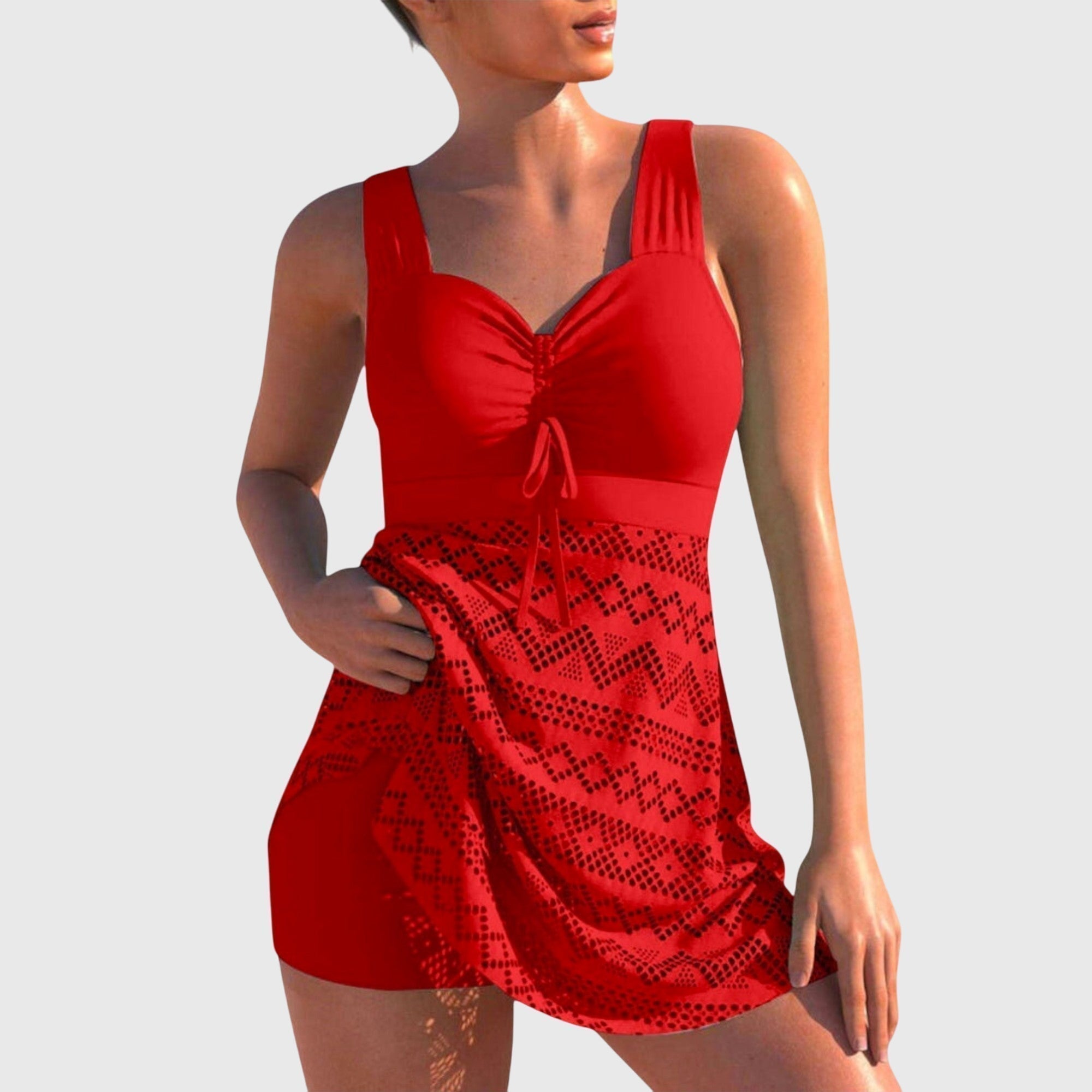 Women's Bikini Set Regular Fit Comfortable with Round Neck