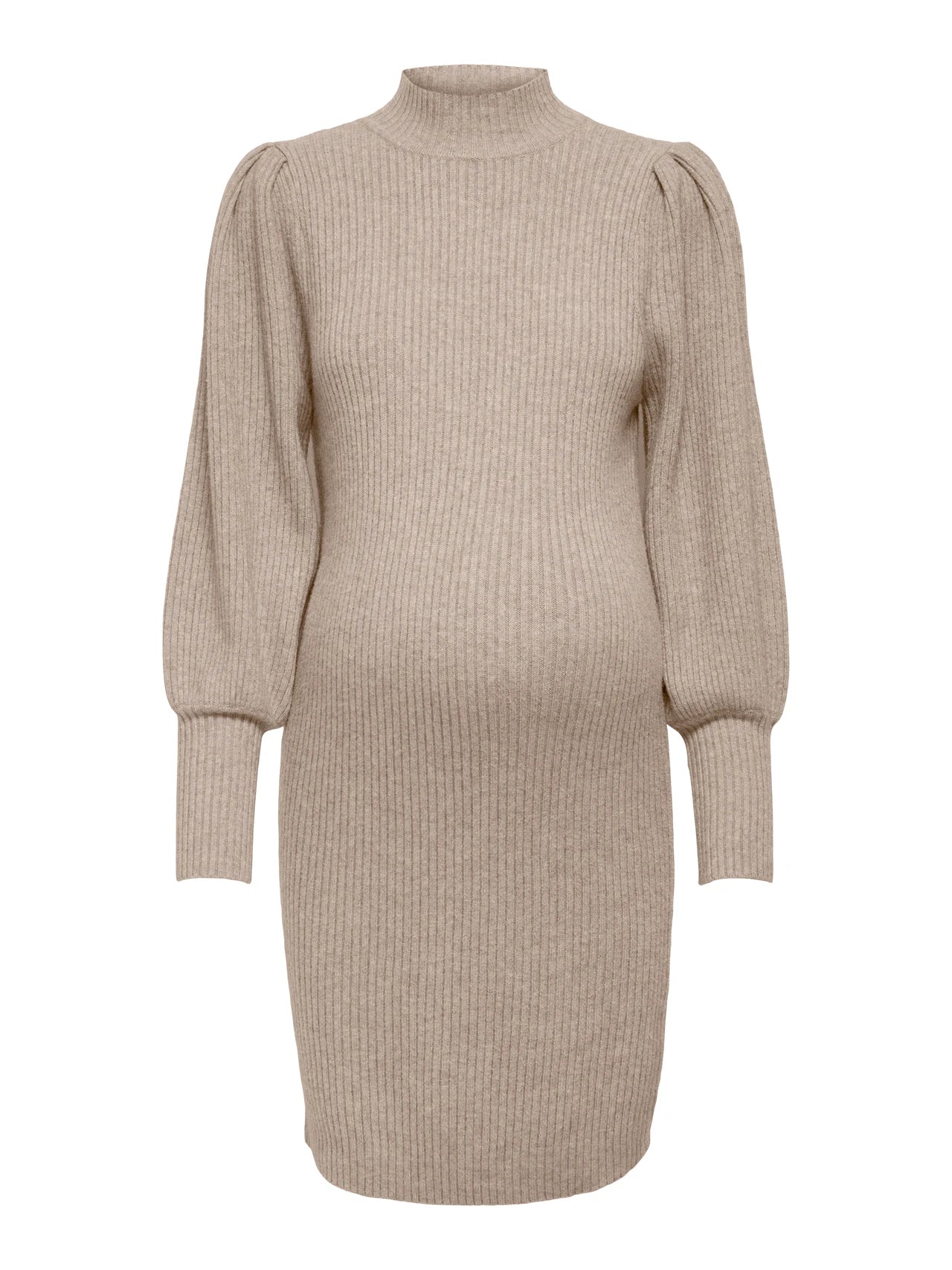 Maternity Dress Women's High Neck Casual Mini Dress