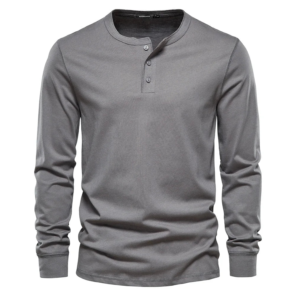 Men's Long Sleeve Button-Down Casual Comfortable Fit Shirt