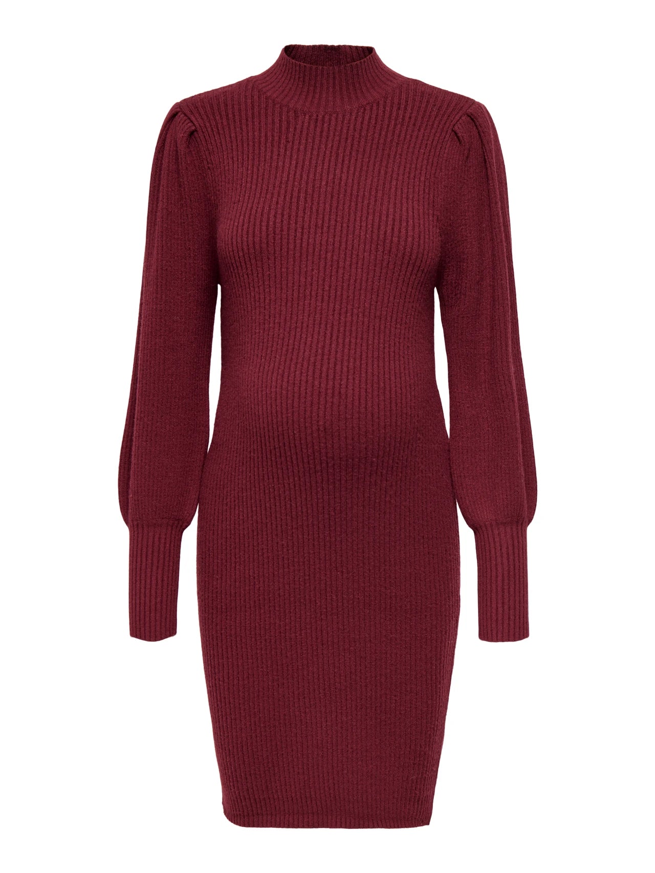 Maternity Dress Women's High Neck Casual Mini Dress