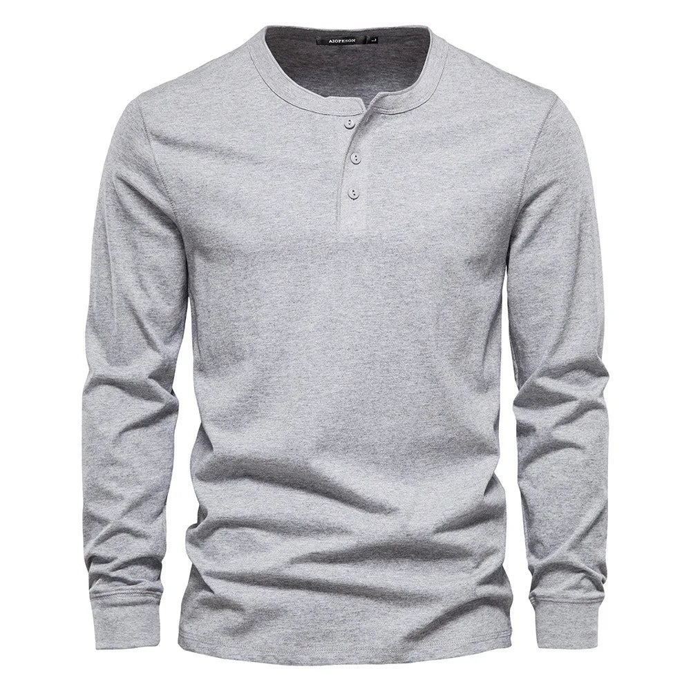 Men's Long Sleeve Button-Down Casual Comfortable Fit Shirt