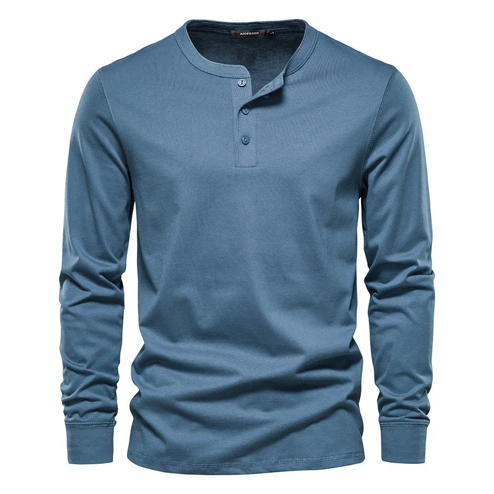 Men's Long Sleeve Button-Down Casual Comfortable Fit Shirt