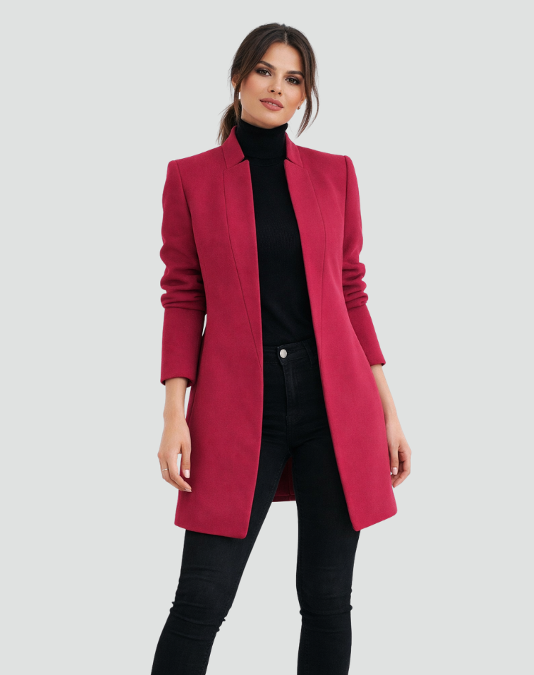 Women's Regular Fit Wool Round Neck Classic Cut