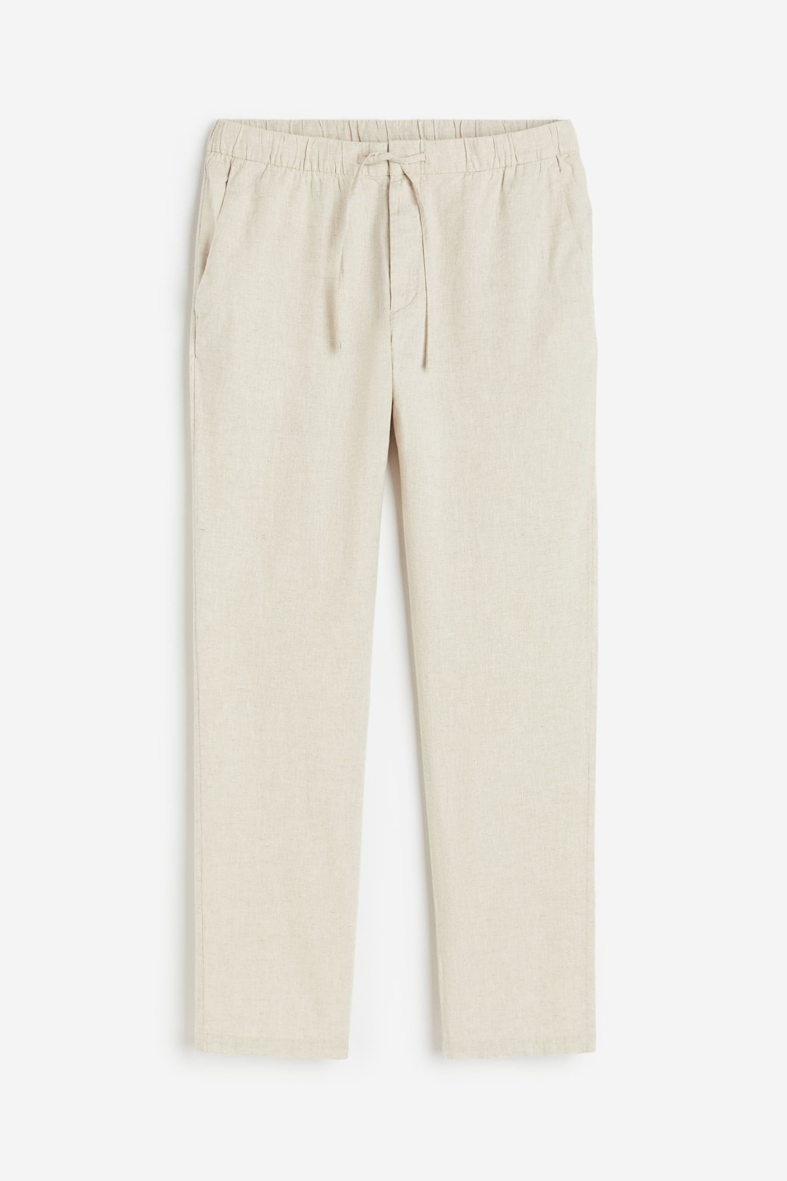 Men's Relaxed Fit Drawstring Elastic Waist Trousers