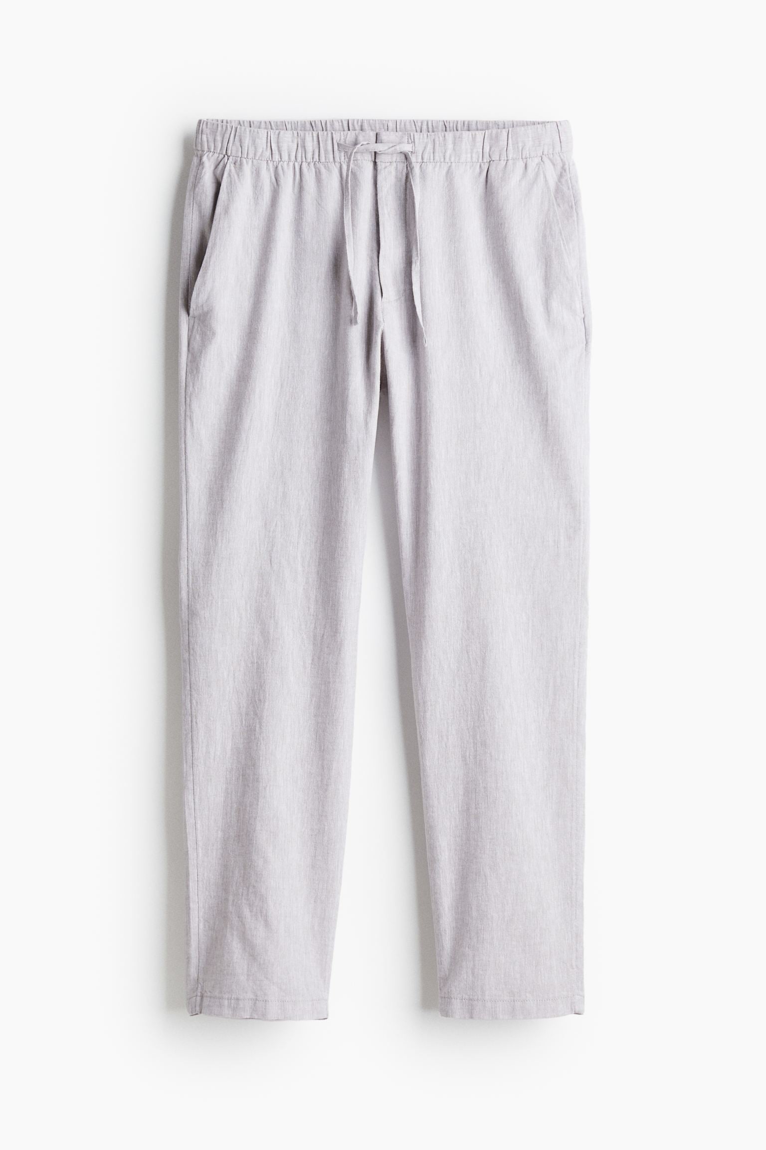 Men's Relaxed Fit Drawstring Elastic Waist Trousers