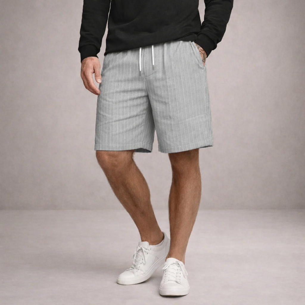 Men's Shorts Linen Regular Fit Breathable Summer Casual