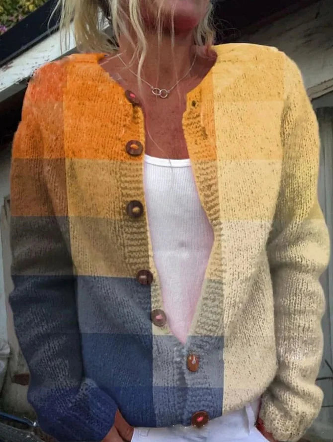 Women's Long Sleeve 3D Print Casual Cardigan