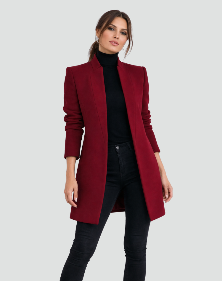 Women's Regular Fit Wool Round Neck Classic Cut