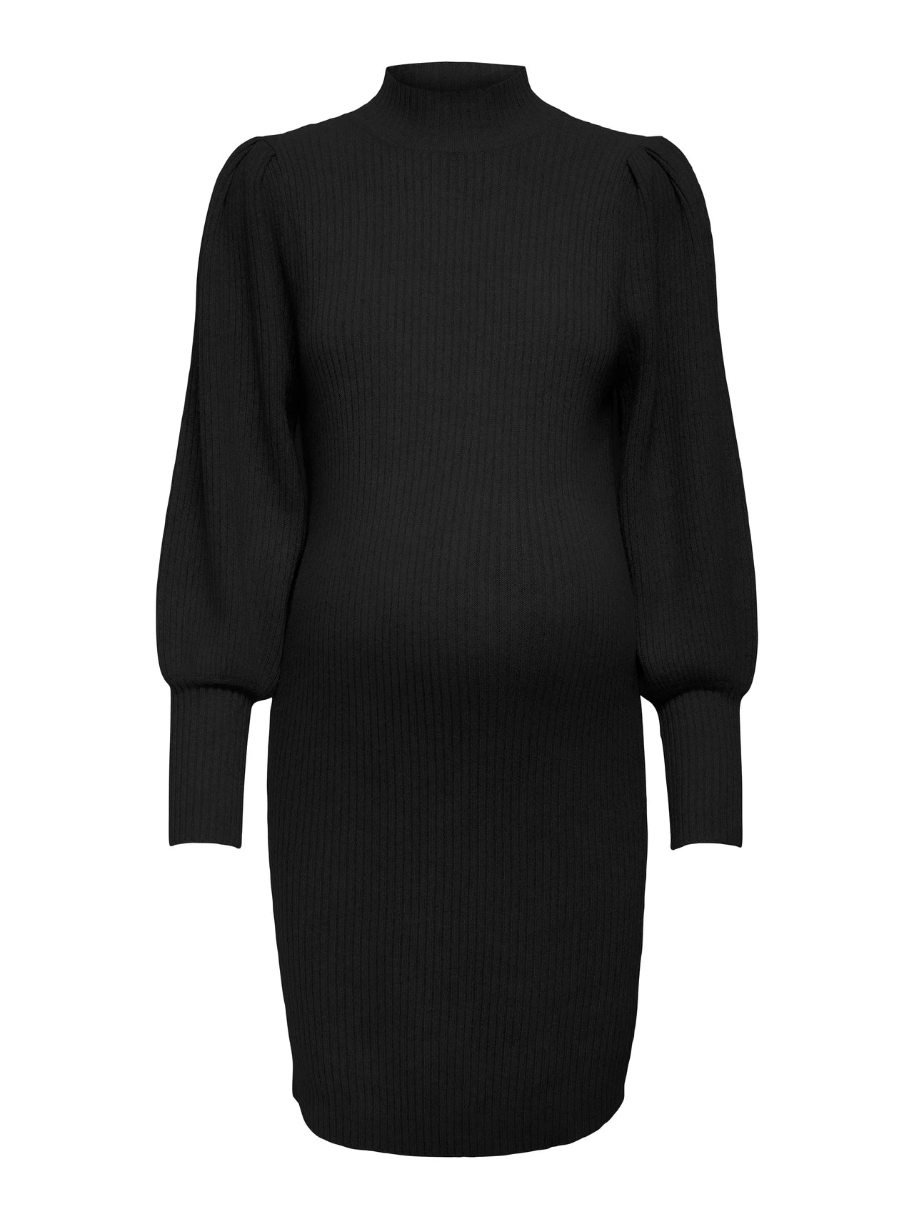 Maternity Dress Women's High Neck Casual Mini Dress