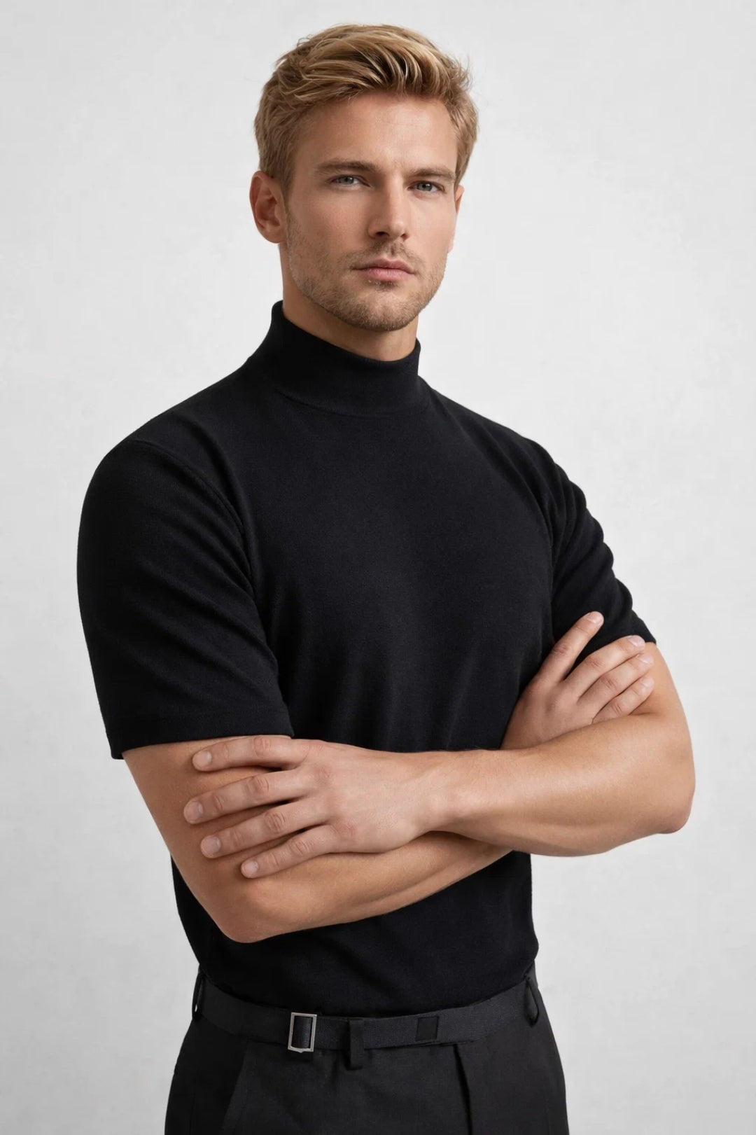 Men's Fitted Short Sleeve Casual Summer T-Shirt