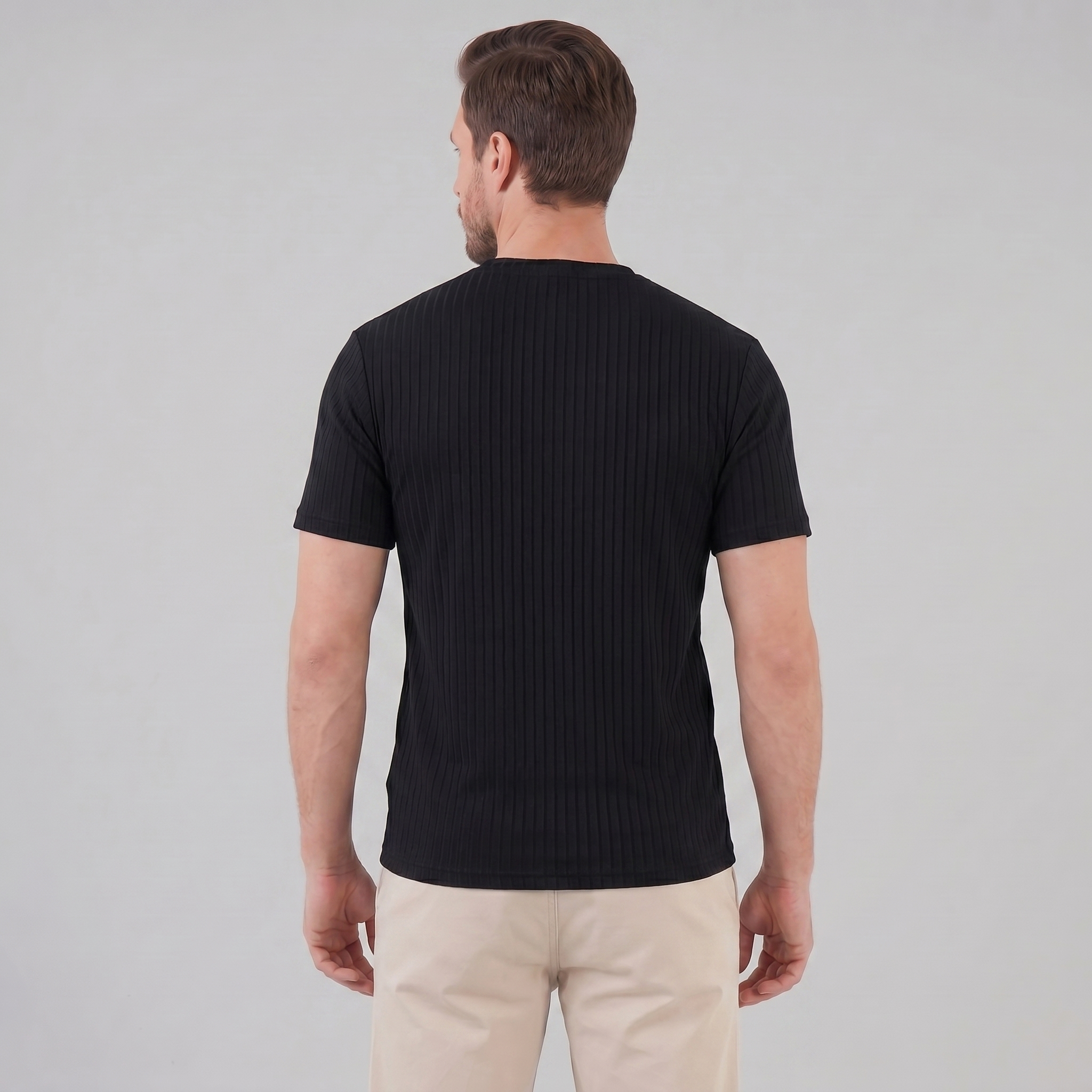 Men's Henley Shirt Slim Fit Long Sleeve Casual