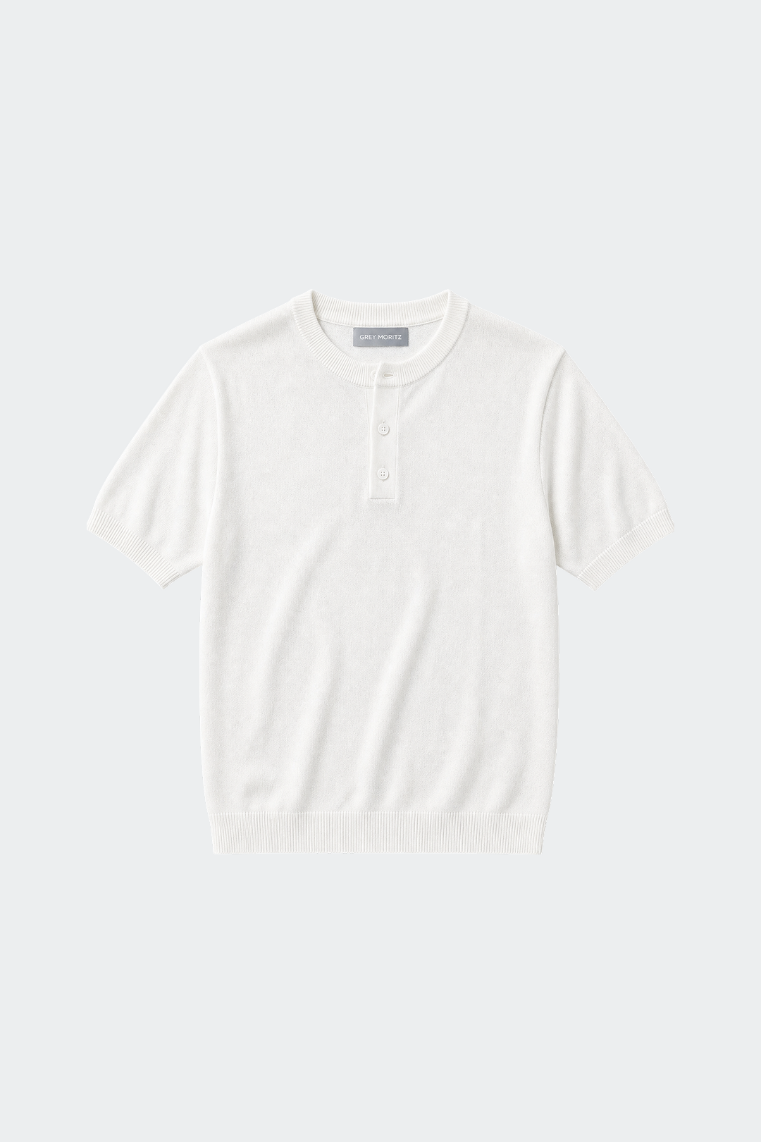 Men's Casual Short Sleeve Henley T-shirt