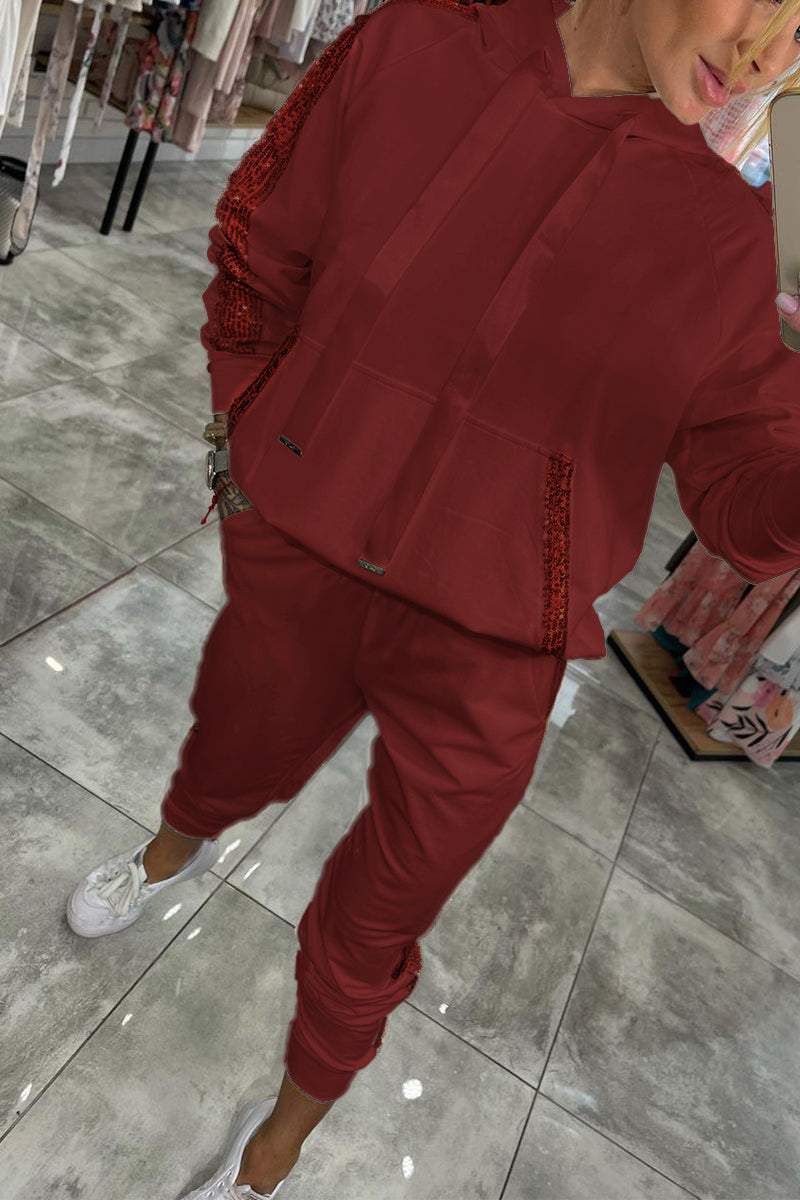 Women's Hoodie Set with Joggers and Comfortable Fit