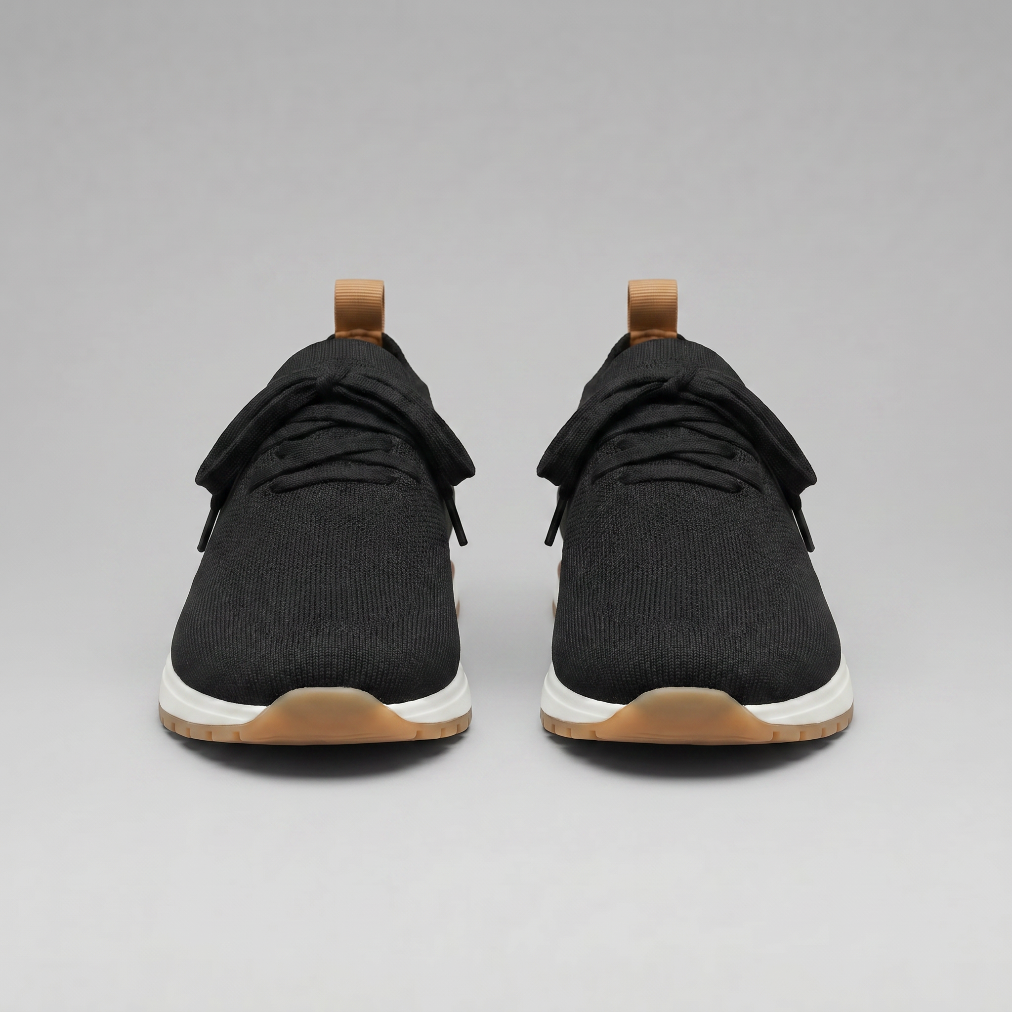 Men's Knit Sock Lace-Up Casual Trainers