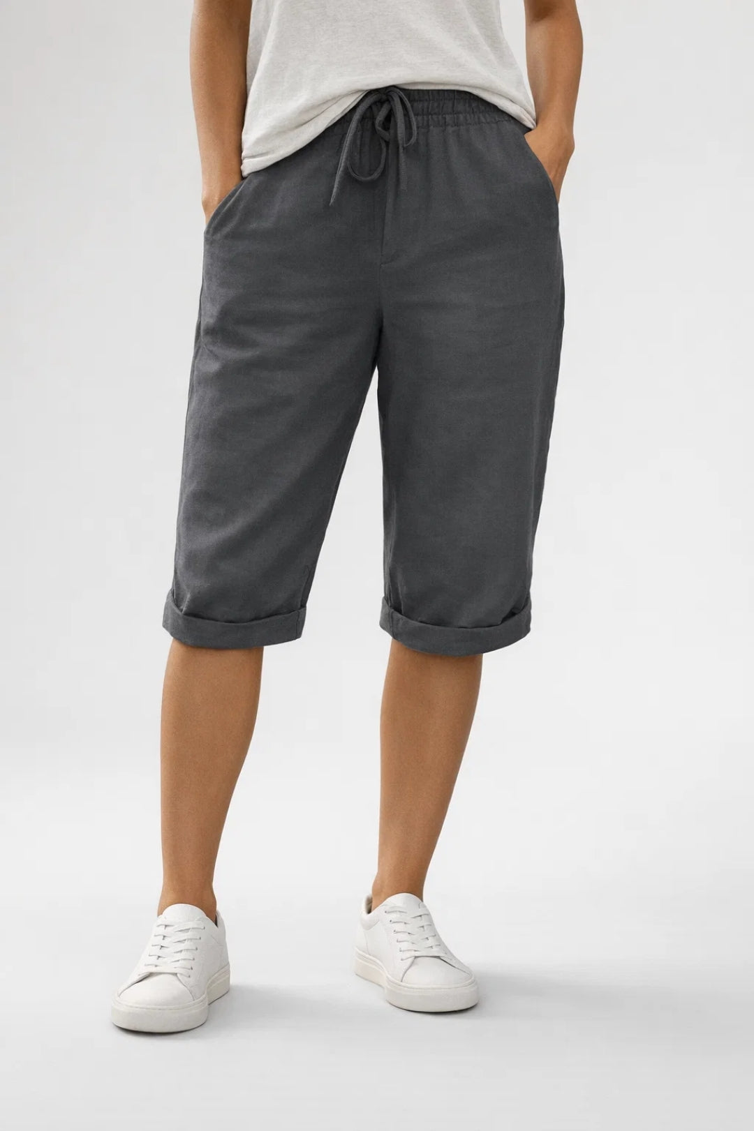 Women's Loose Fit Shorts Elastic Waist Summer