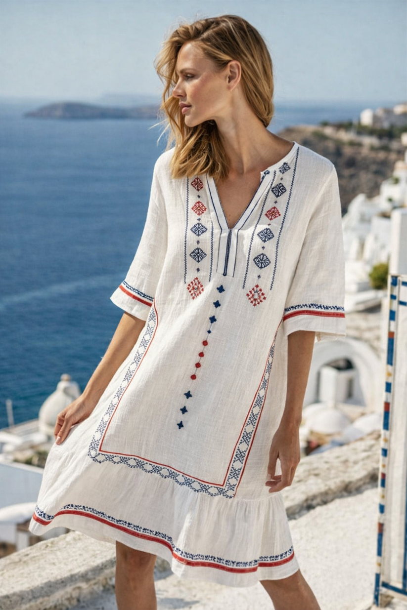 Short Beach Dress Women Loose Fit Summer