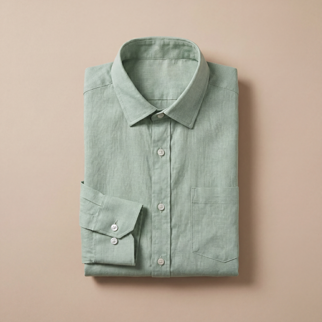Men's Long Sleeve Linen Casual Summer Shirt