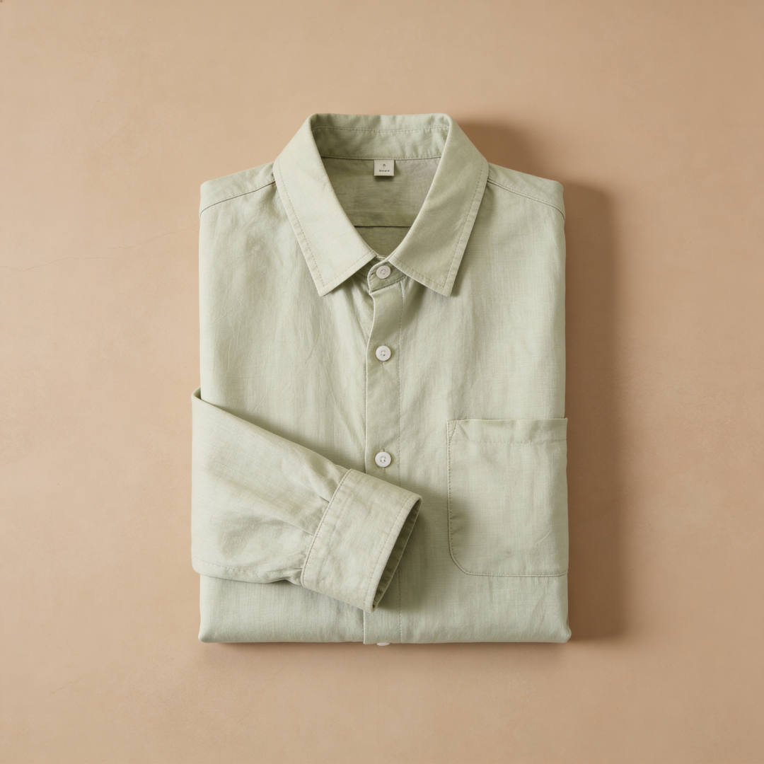 Men's Long Sleeve Linen Casual Summer Shirt
