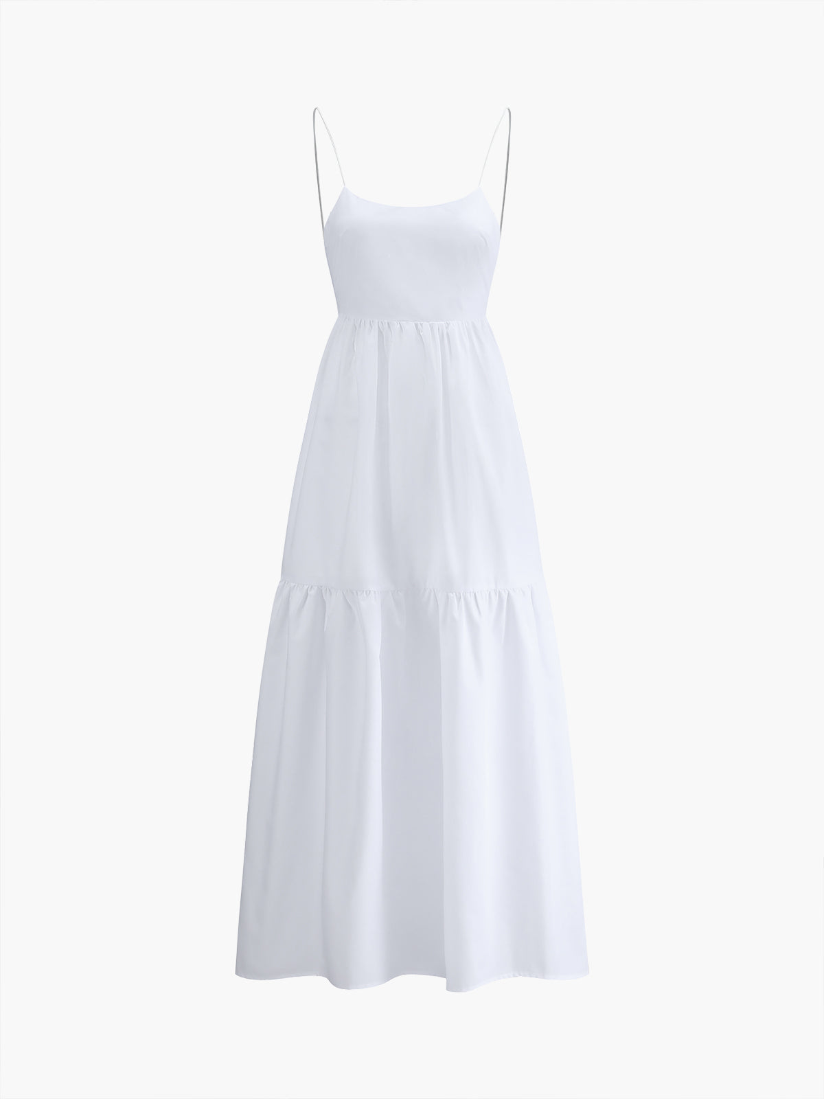 Women's Maxi Dress Backless Spaghetti Straps Long Sleeves Summer