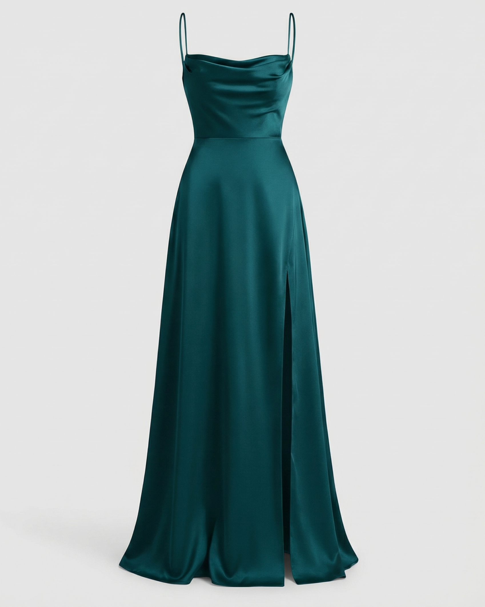 Women's Maxi Dress Leg Slit Elegant Casual Autumn