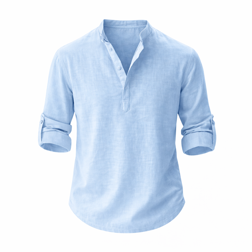 Men's Relaxed Fit Long Sleeve Casual Summer Shirt
