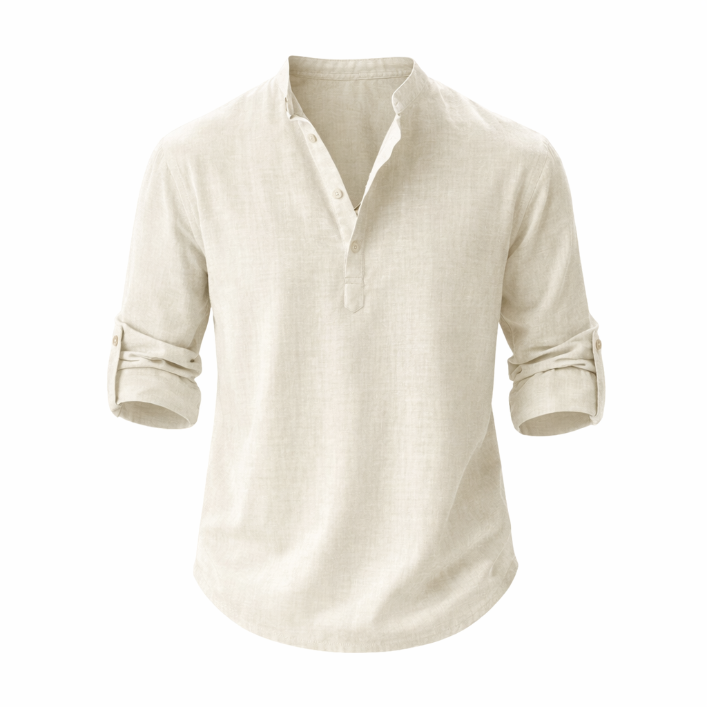 Men's Relaxed Fit Long Sleeve Casual Summer Shirt