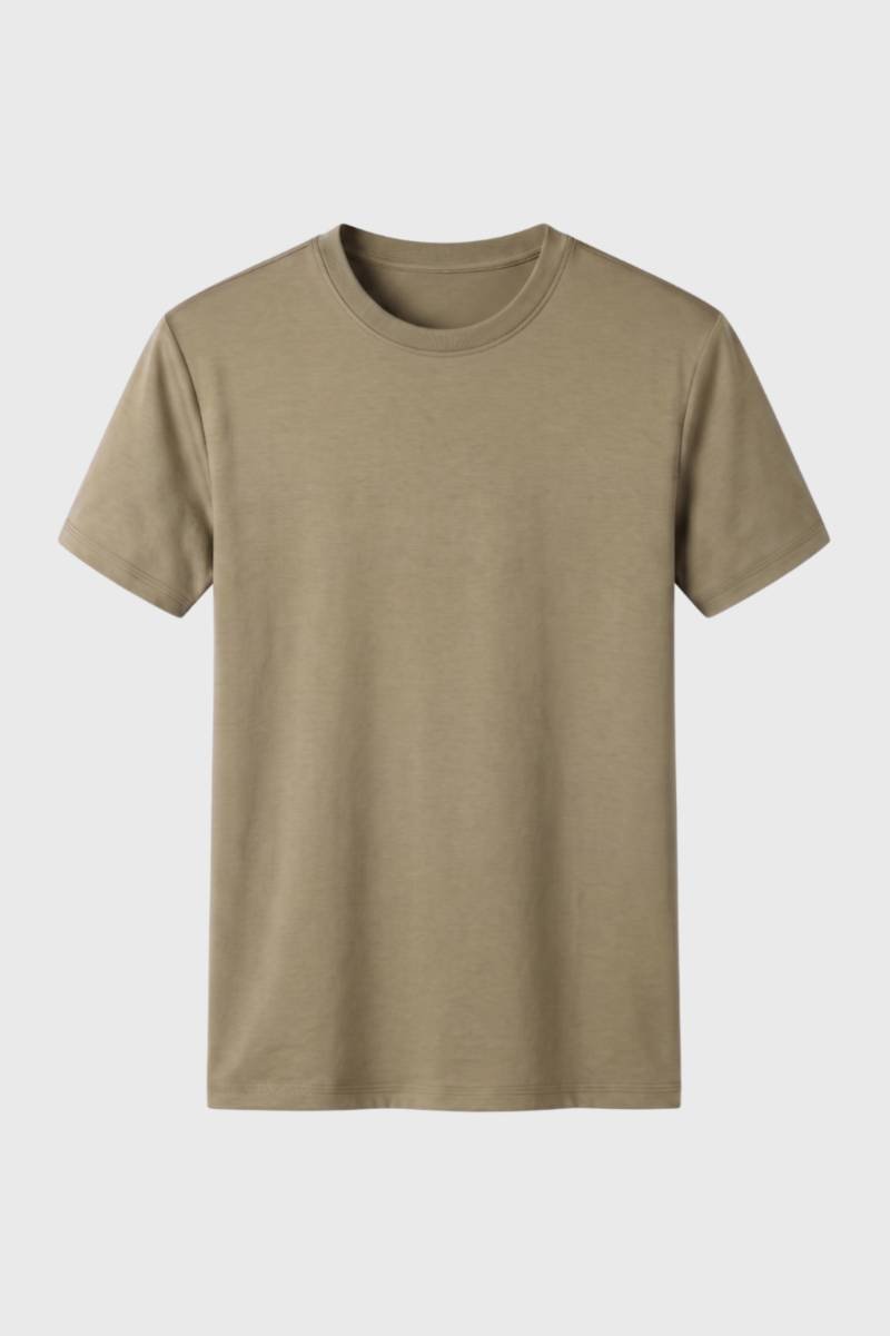 Men's T-shirt Regular Fit Round Neck Short Sleeves Casual